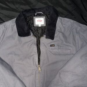 Wrangler Men's Gray and Black Lightweight Jacket